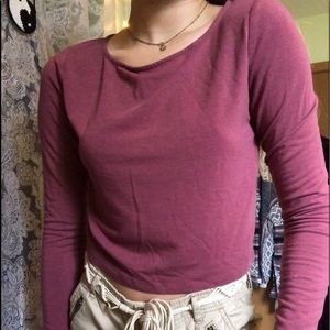 Deep Pink crop top